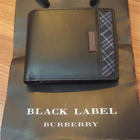 black label burberry